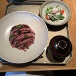 銀座ろくさん亭 - ローストビーフ丼