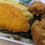 わせだの弁当屋 - 前抜き具材アップ