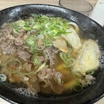 やお八うどん - うどん＋牛肉＋ごぼう天