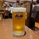 豊後茶屋  - 生ビール(650円)