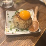うっとり - 卵黄のせ焼きおにぎり