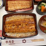 Iriyaki Shimojim Monzen No Daya - 和匠の白焼と蒲焼のお重