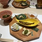 かに祥 - 前菜5点