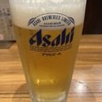 大衆酒場 竹うち - 生中⭐︎ここのはスーパードライじゃなくて、マルエフってのがミソ