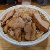 麺屋　神やぐら - 豚増しラーメン１０８０円ヤサイ少なめアブラ増し