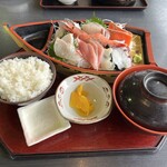 海鮮茶屋 濱膳 - 刺身定食（2000円）