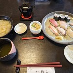 鶴山寿司 - お好み寿司ランチ 1500円