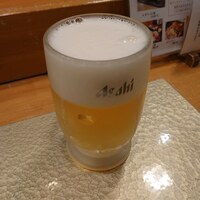 東鮨 新店 - 生ビール飲みました