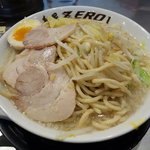 麺屋ZERO1 - ガッツ系塩ラーメン天地返し