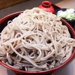 Nadai fujisoba - 今日の締めは、富士盛り蕎麦！(＾ｰ^)ノ正しく山盛り！(^○^)
                      蕎麦は飲んだ後に優しくていいですね(￣▽￣)