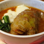 KITCHEN TSUNAGU - 唐辛子と豆板醤のピリ辛、白菜包みハンバーグ