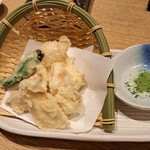 さかなや道場 - 鮮魚の天ぷら　890円+税