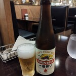 天馬屋 - 小瓶ビール500円