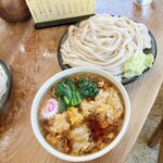 大助うどん - 肉とじもり950円