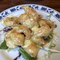 横浜中華街 重慶飯店 本館 - 海老のマヨネーズ(アップ)