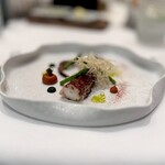 CHIADO - 料理写真:oasted octopus, miso romsco, baby asparagus