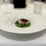 CHIADO - Razar clams rice, scallop, green curry oil