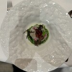 CHIADO - Razar clams rice, scallop, green curry oil