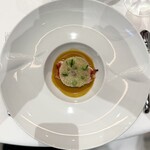 CHIADO - Lobster cream, corn bread crisp, coriander mousse