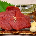 Horse sashimi (red meat)