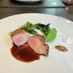 Osteria il Mosto - ポークの焼き加減が最高です