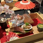 Ginza Kome Ryou Tei Hachidaime Gihee - 儀兵衛の鮨米で握った鮨と季節の鮮魚