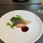 Osteria il Mosto - ソースが甘酸っぱく魚を引き立てています