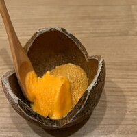 北新地 君しま - たまごとほうじ茶のアイス