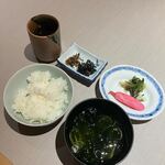 Kashikojima Houjouen - 伊賀米コシヒカリ 梅鯖ひじき添え