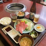 長太屋 - 松阪牛焼肉定食(上)