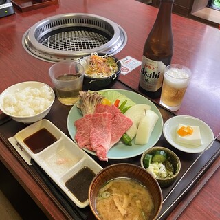 長太屋 - 料理写真:松阪牛焼肉定食(上)