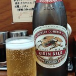 横浜らーめん 峰の家 - ビール(中)