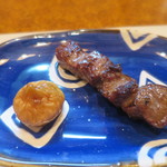 酒房しんせん - 蝦夷鹿の串焼き