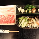 うどん山川 - かごしま黒豚しゃぶしゃぶ　おいしいです！