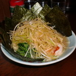 壱八家 - ラーメン　ネギ・海苔トッピング