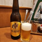 カレー屋 パクパクもりもり - ヱビスビール　小瓶