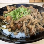 武内食堂 - かしわバター丼（並、800円）