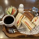 喫茶ドニエ - サンドウィッチセット