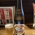 韋駄天 - 瓶ビール（360円＋税）