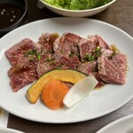 東京苑 - 特上ハラミ　肉質は普通ですがしいて言えば塩胡椒で頂きたかった。