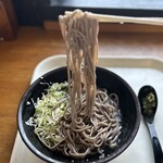 きっちょううどん - 軽く湯引きされた後に氷水に付けている為、そばもキンキンに冷えています。出汁と絡んで旨い。