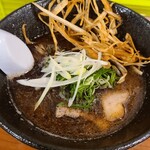 ラーメン神 - 黒こげラーメン950円