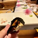 鮓 きずな - 焼き穴子 おにぎり風 宮城 一番海苔