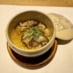 鮓 きずな - 岩手 原木椎茸と山椒の茶碗蒸し