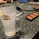 あみやき亭 - メガレモンサワー参上（616円）