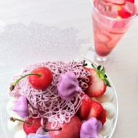四季庭 カフェ＆レストラン - ■Strawberry & Cherry Parfait(2024.3/20～5/13)