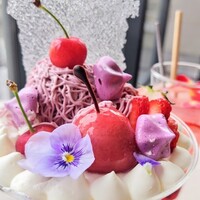 四季庭 カフェ＆レストラン - ■Strawberry & Cherry Parfait(2024.3/20～5/13)