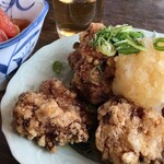 常衛門食堂 - からあげ定食¥1150内