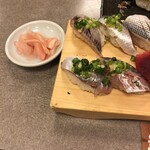 Sushiya Akabee - ガリの付け忘れ、別皿。
