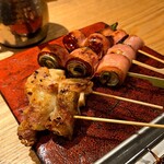 Hakata Yakitori Yasaimaki Motsunabe Katsugiya - 野菜巻き盛り合わせ